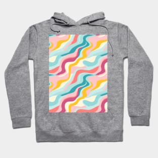 Autumn Nostalgia: Retro Pastel Doodle Delight Hoodie